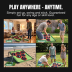 Chip Pong portable golf target game - play indoors, backyard, beach or park
